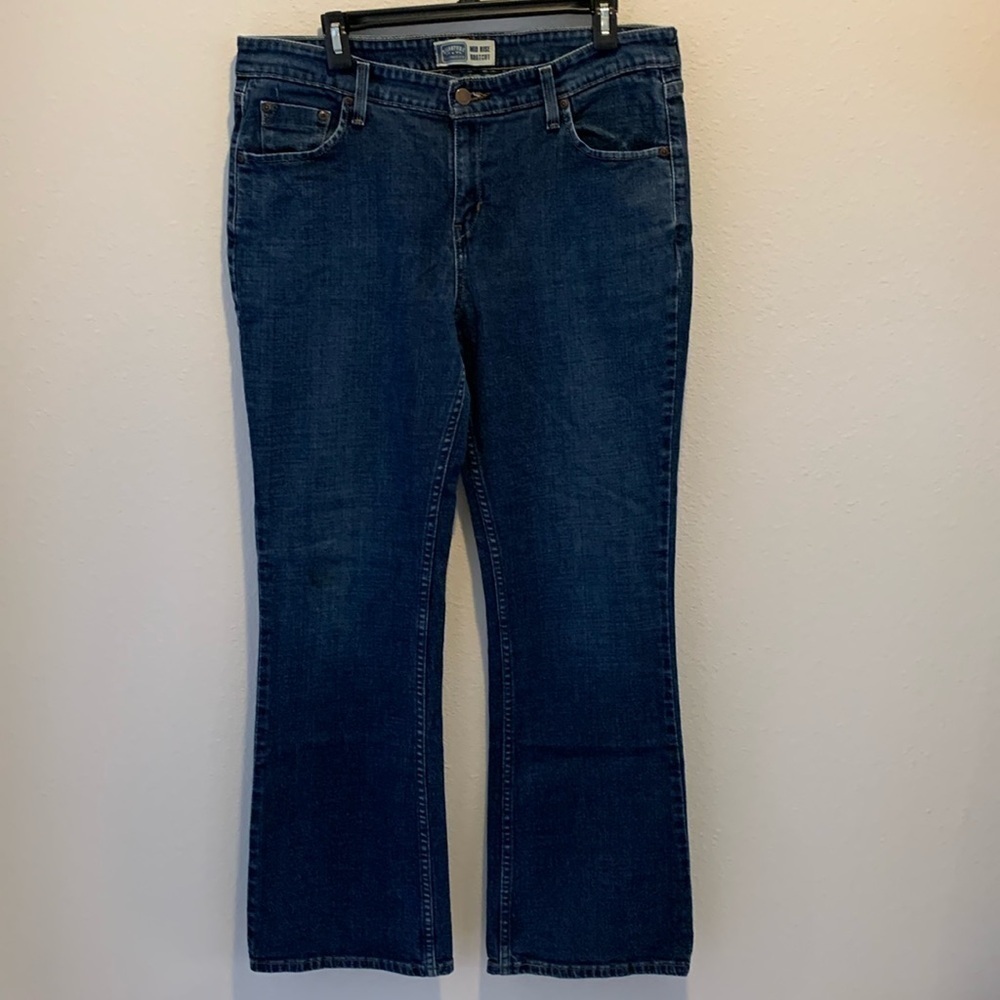 Levi Strauss&Co. Signature Womens Mid Rise Boot Cut Jeans size 14.​​​​​​​​​